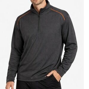 Pebble Beach Men's XL Performance Quarter Zip Pullover Golf Athletic Long Sleeve